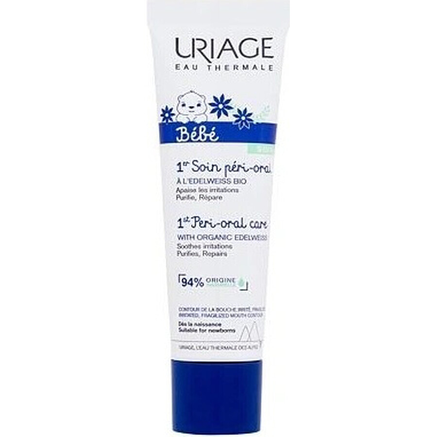 URIAGE BÉBÉ 1st Peri-Oral Care, 30ml 1×30ml, lindernde Creme für Baby-Dehnungsstreifen