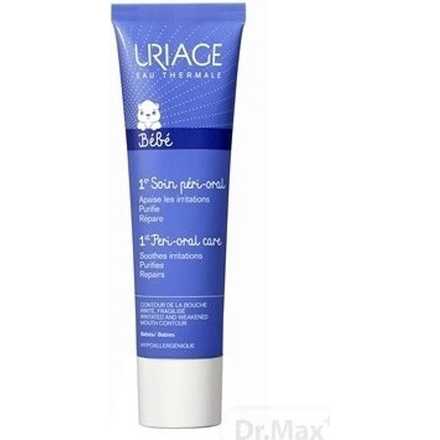 URIAGE BÉBÉ 1st Peri-Oral Care, 30ml 1×30ml, lindernde Creme für Baby-Dehnungsstreifen