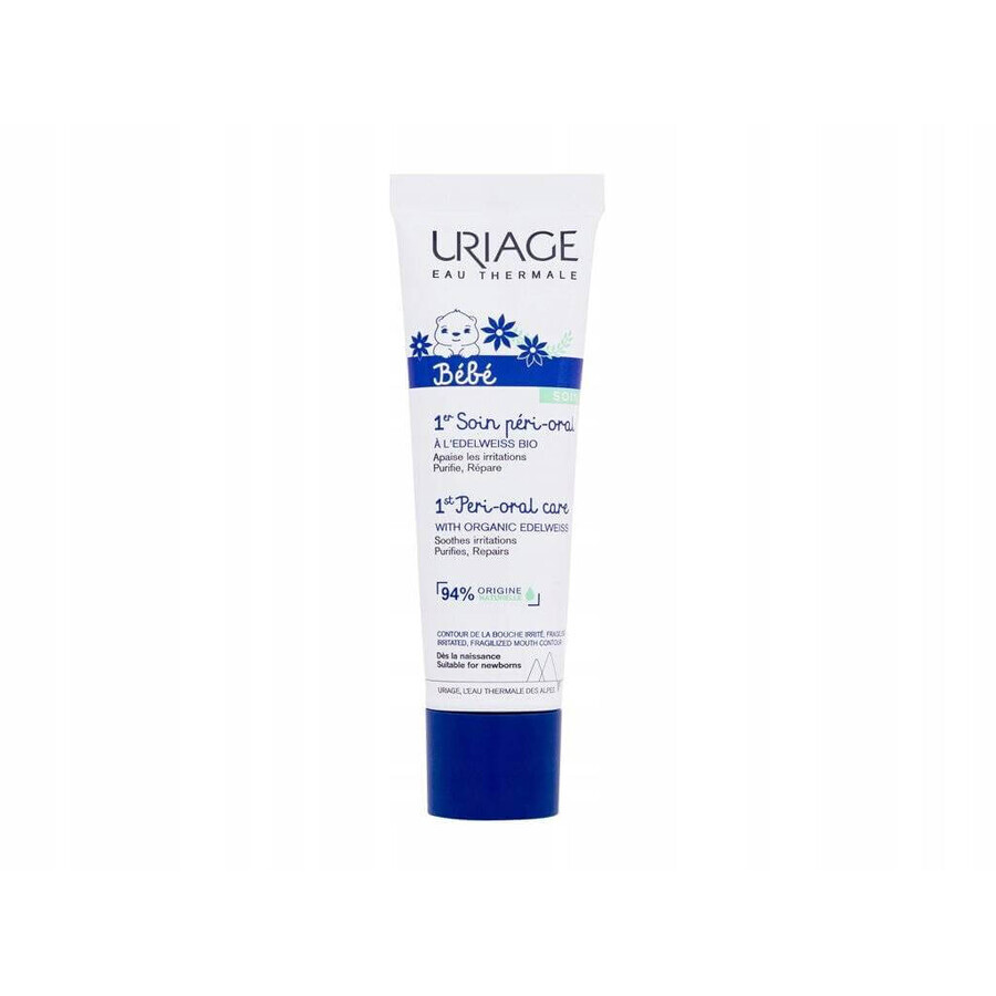 URIAGE BÉBÉ 1st Peri-Oral Care, 30ml 1×30ml, lindernde Creme für Baby-Dehnungsstreifen