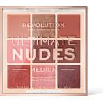 Revolution, Ultimate Nudes Medium, paleta de sombras de ojos 1×0,90 g, paleta de sombras de ojos