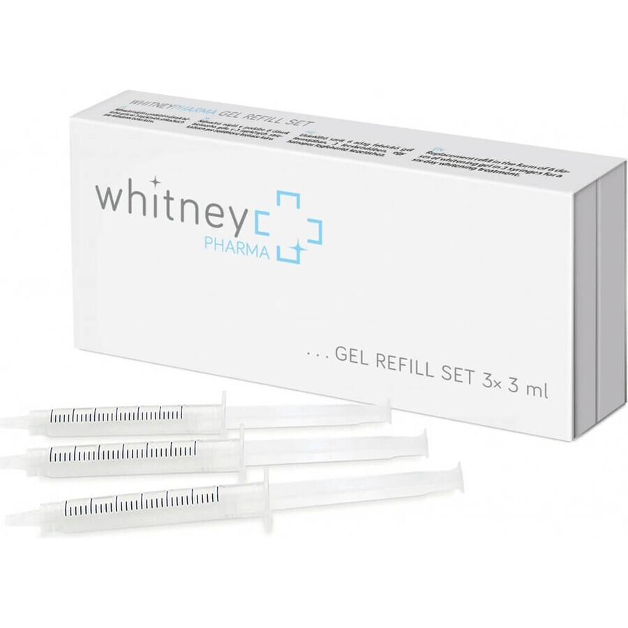 WhitneyPHARMA teeth whitening set 3×3 ml, teeth whitening kit