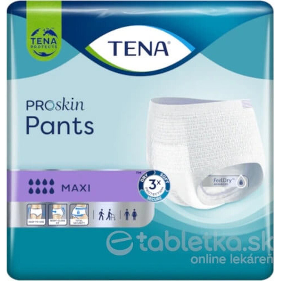 TENA MAXI S Slip MAXI S 10KS 1×10 pezzi, slip per incontinenza