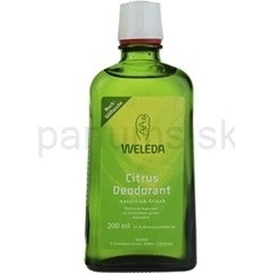 WELEDA Deodorant Citrus 1×200 ml, deodorant, refill - without spray