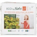 ECO BY NATY Couches jetables 4+ (9-20 kg) 24 pcs 1×24 pcs