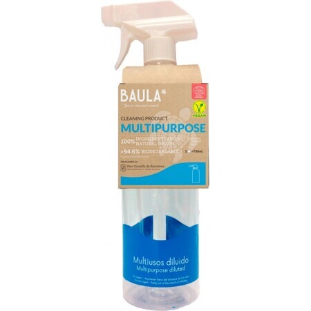 Baula universal starter set - bouteille et détergent écologique universel en tablettes 1×1 tablette / 5 g, détergent