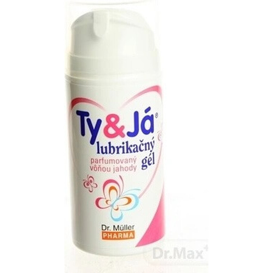 Dr. Müller TY&JÁ LUBRIFYING PERFUMED LUBRICANT GEL 1×100 ml, strawberry aroma