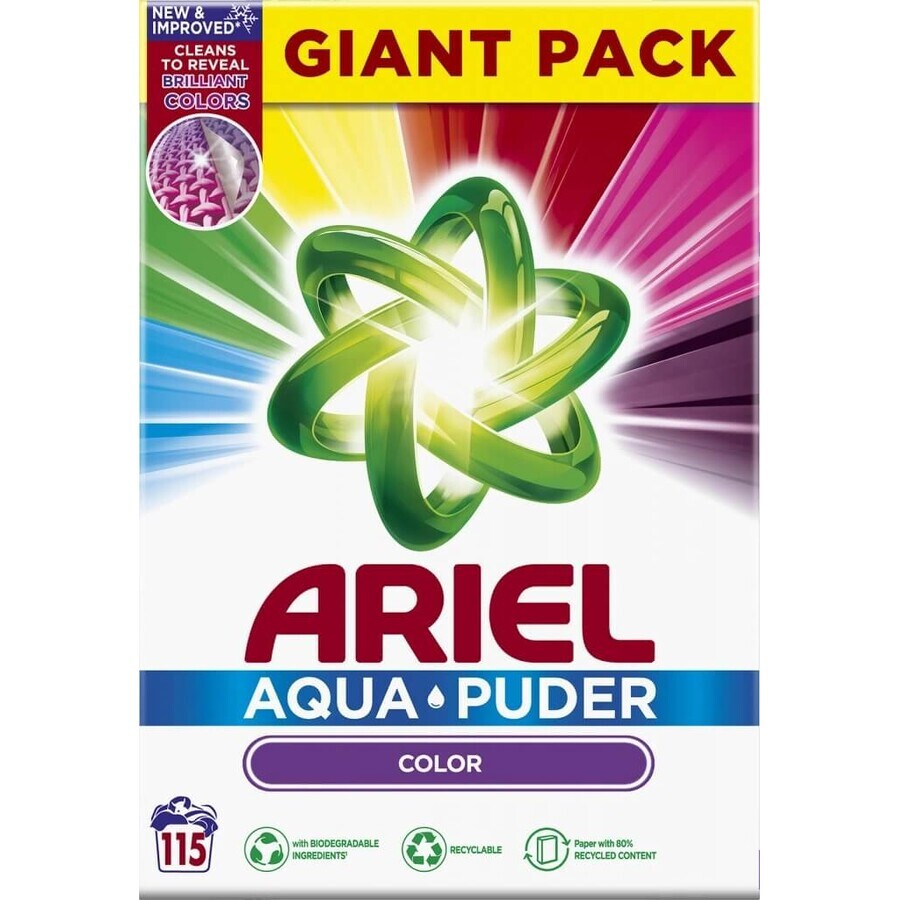 Ariel Powder 6.325kg/115PD Colour 1×6.32kg poudre