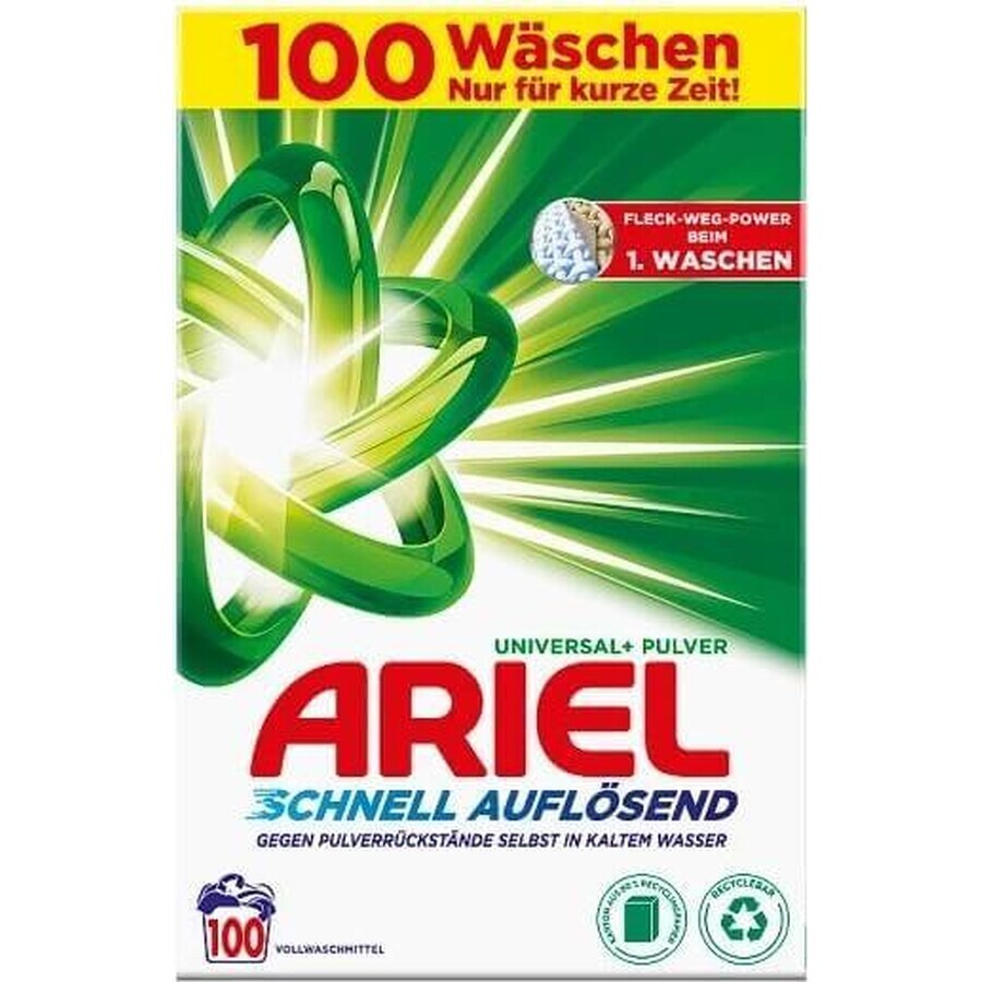 Ariel Powder 6 kg / 100PD Universal+ 1×6 kg, poudre à laver