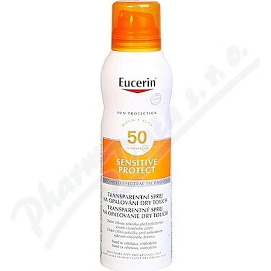 Eucerin SUN Dry Touch OIL CONTROL SPF 50+ 1×200 ml, heldere spray