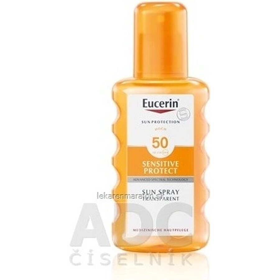 Eucerin SUN Dry Touch OIL CONTROL SPF 50+ 1×200 ml, heldere spray