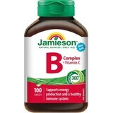 JAMIESON B-COMPLEX AVEC VITAMINE C 1×100 tbl, b-complex