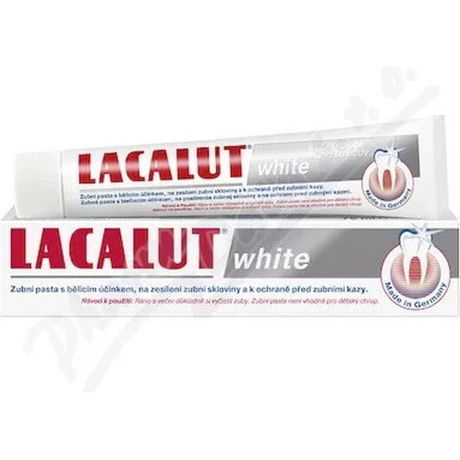 LACALUT WHITE TOOTH PASTE 1×75 ml, pâte