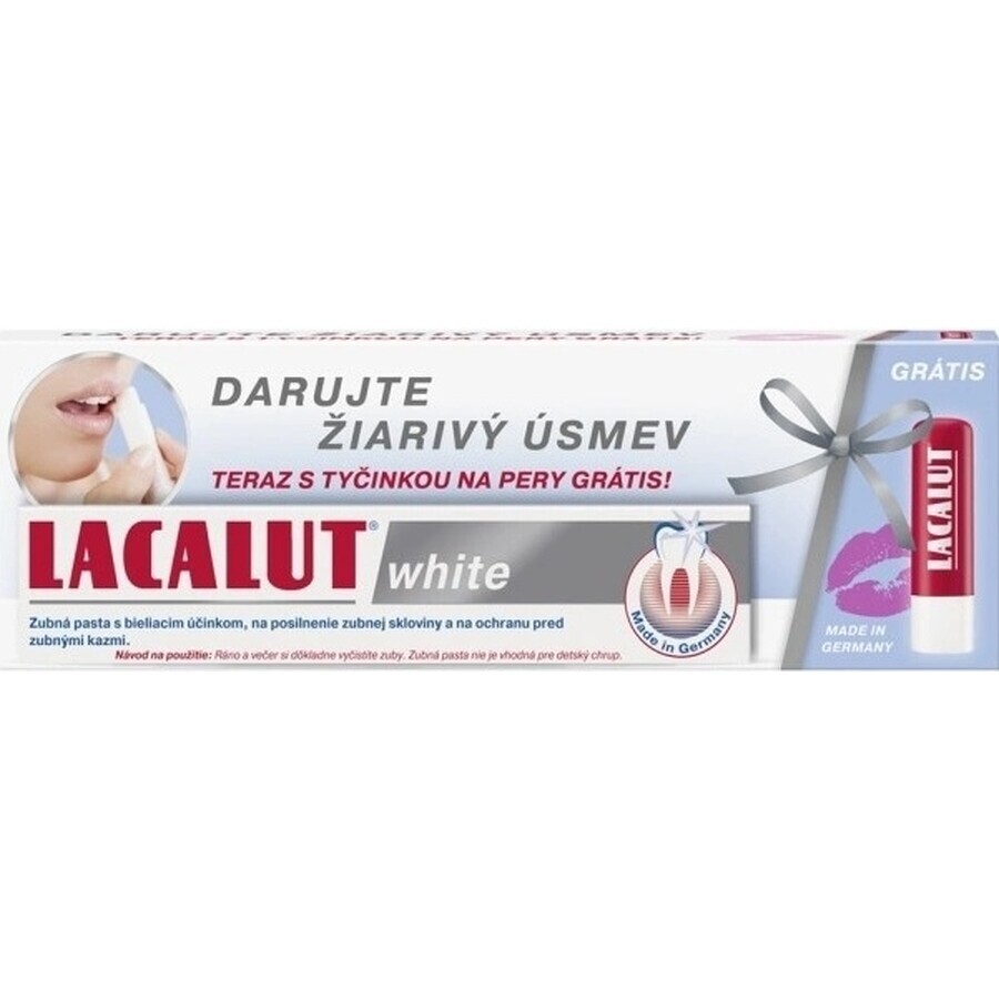 LACALUT WHITE TOOTH PASTE 1×75 ml, pâte