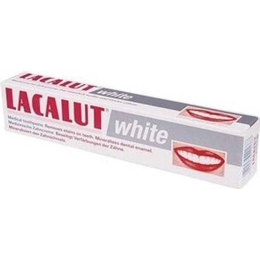 LACALUT WHITE TOOTH PASTE 1×75 ml, pâte