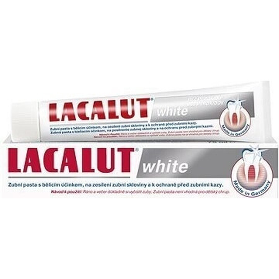 LACALUT WHITE TOOTH PASTE 1×75 ml, pâte