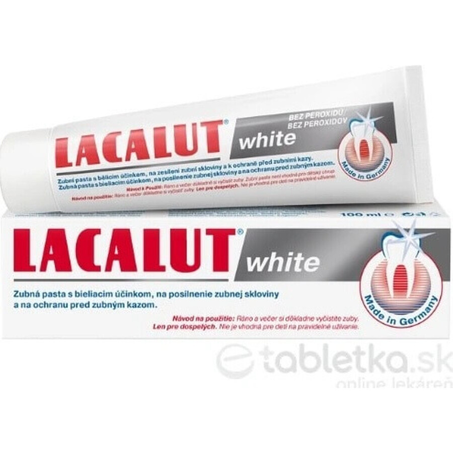 LACALUT WHITE TOOTH PASTE 1×75 ml, pâte