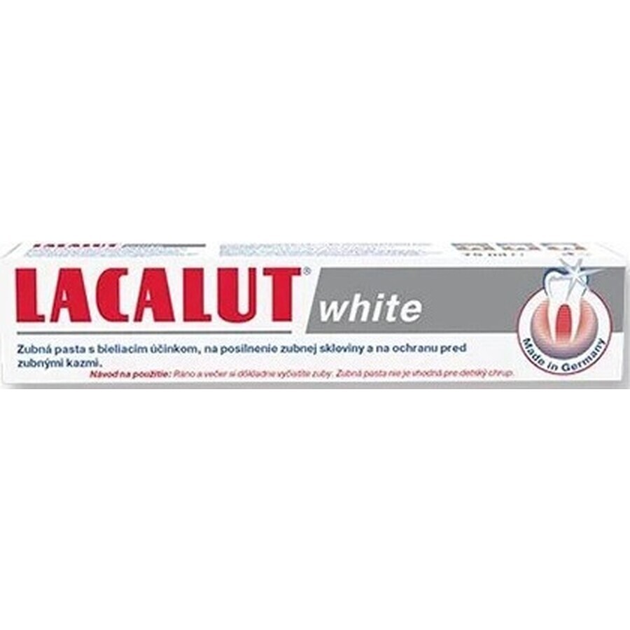 LACALUT WHITE TOOTH PASTE 1×75 ml, pâte