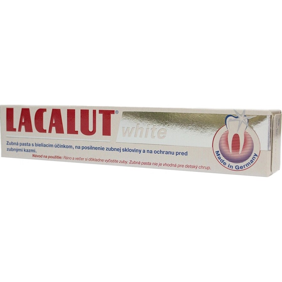 LACALUT WHITE TOOTH PASTE 1×75 ml, pâte