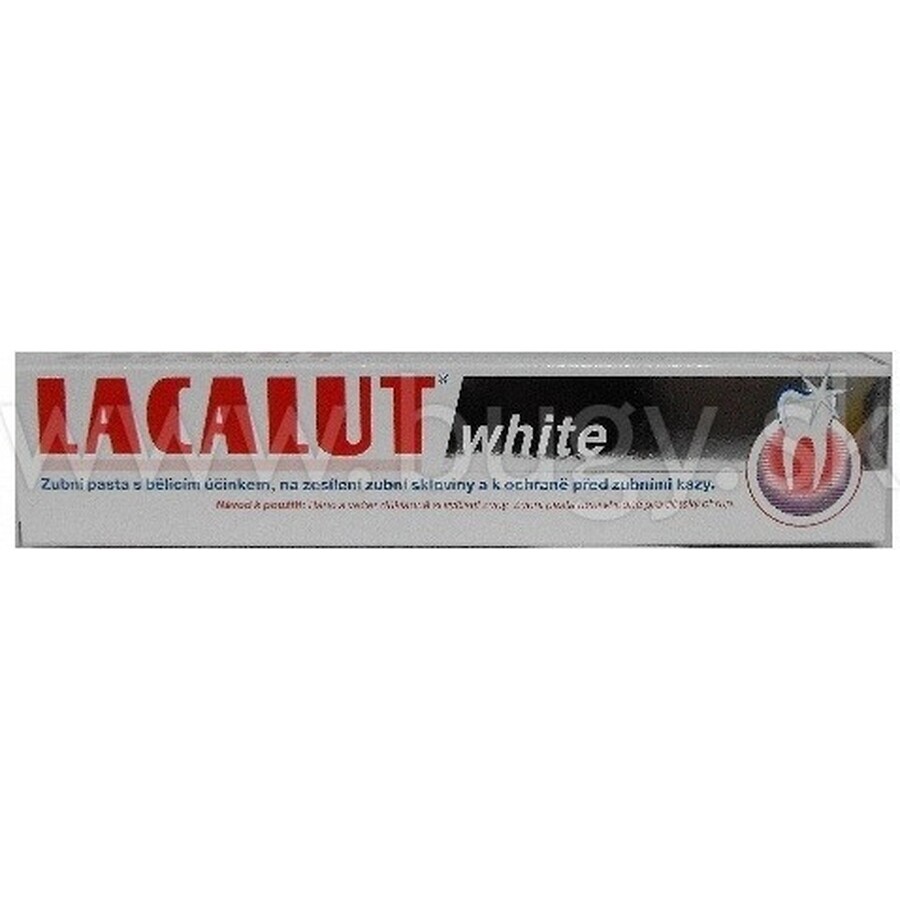 LACALUT WHITE TOOTH PASTE 1×75 ml, pâte