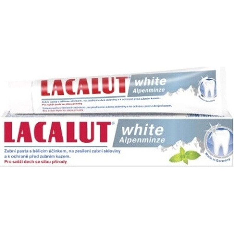 LACALUT WHITE TOOTH PASTE 1×75 ml, pâte