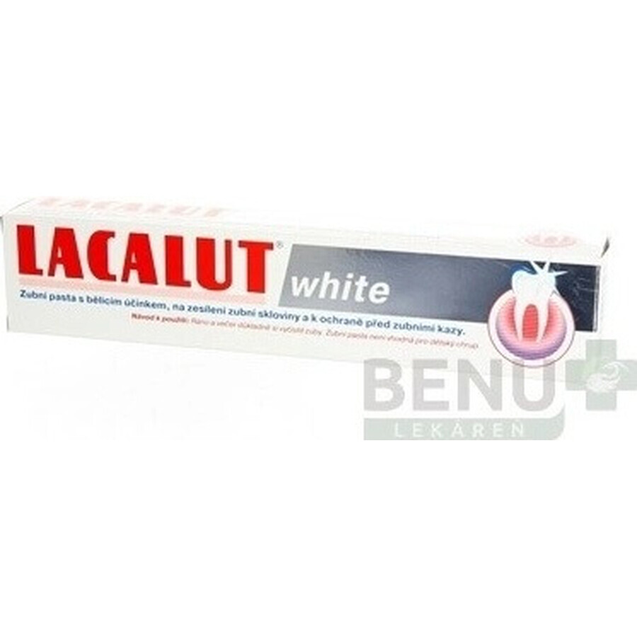 LACALUT WHITE TOOTH PASTE 1×75 ml, pâte