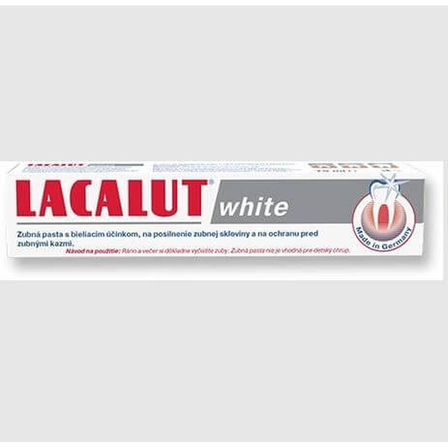 LACALUT WHITE TOOTH PASTE 1×75 ml, pâte