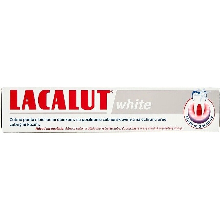 LACALUT WHITE TOOTH PASTE 1×75 ml, pâte