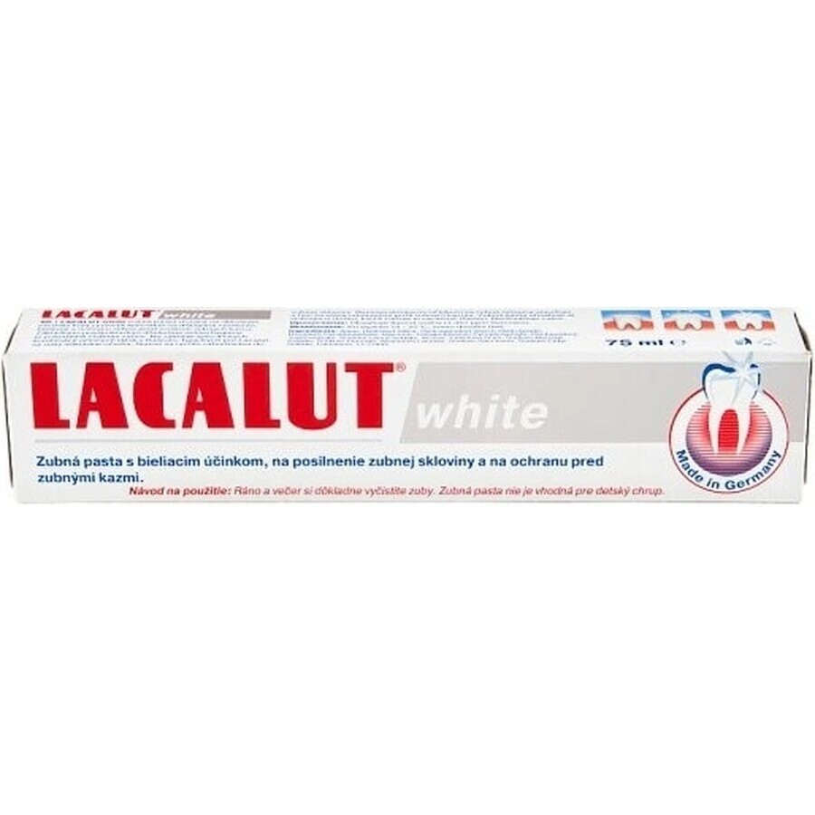 LACALUT WHITE TOOTH PASTE 1×75 ml, pâte