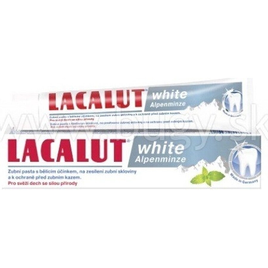 LACALUT WHITE TOOTH PASTE 1×75 ml, pâte