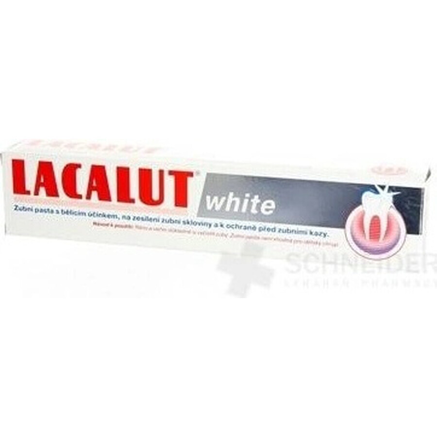 LACALUT WHITE TOOTH PASTE 1×75 ml, pâte