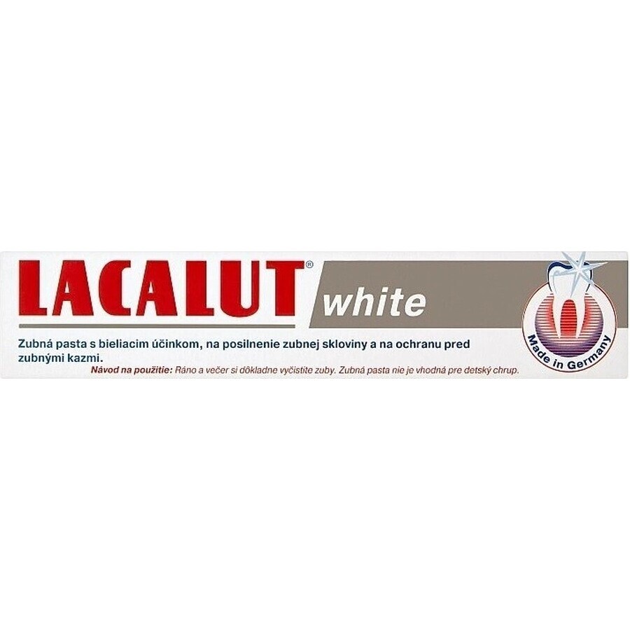 LACALUT WHITE TOOTH PASTE 1×75 ml, pâte