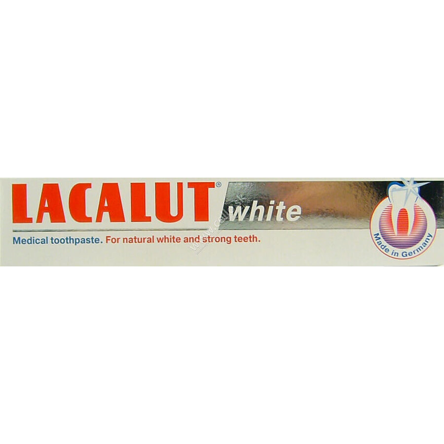 LACALUT WHITE TOOTH PASTE 1×75 ml, pâte