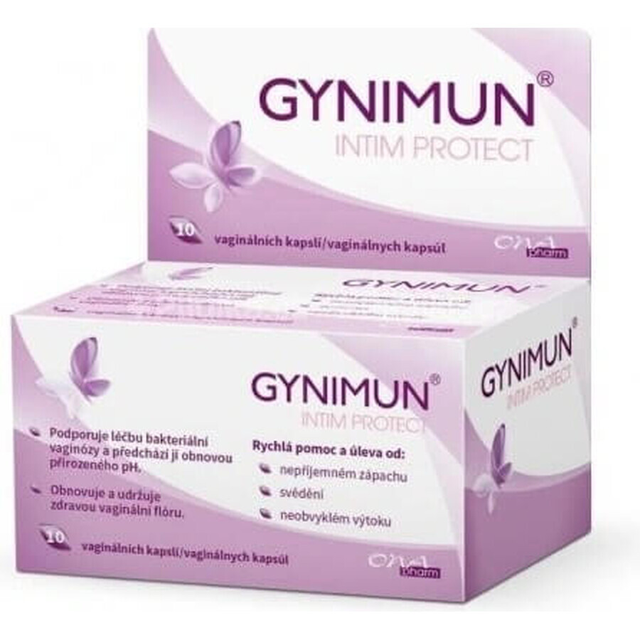 GYNIMUN INTIMTIM CARE 1×10 cps, capsule vaginale