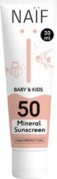 NA&#207;F Cr&#232;me solaire protectrice SPF 50 pour enfants et b&#233;b&#233;s 1&#215;30 ml, protection solaire