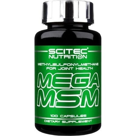 Scitec Nutrition Mega MSM 1×100 cps, complément alimentaire