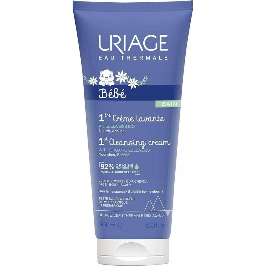 URIAGE BÉBÉ 1st Cradle Cap Care Cream, 40ml 1×40 ml, milk thistle cream