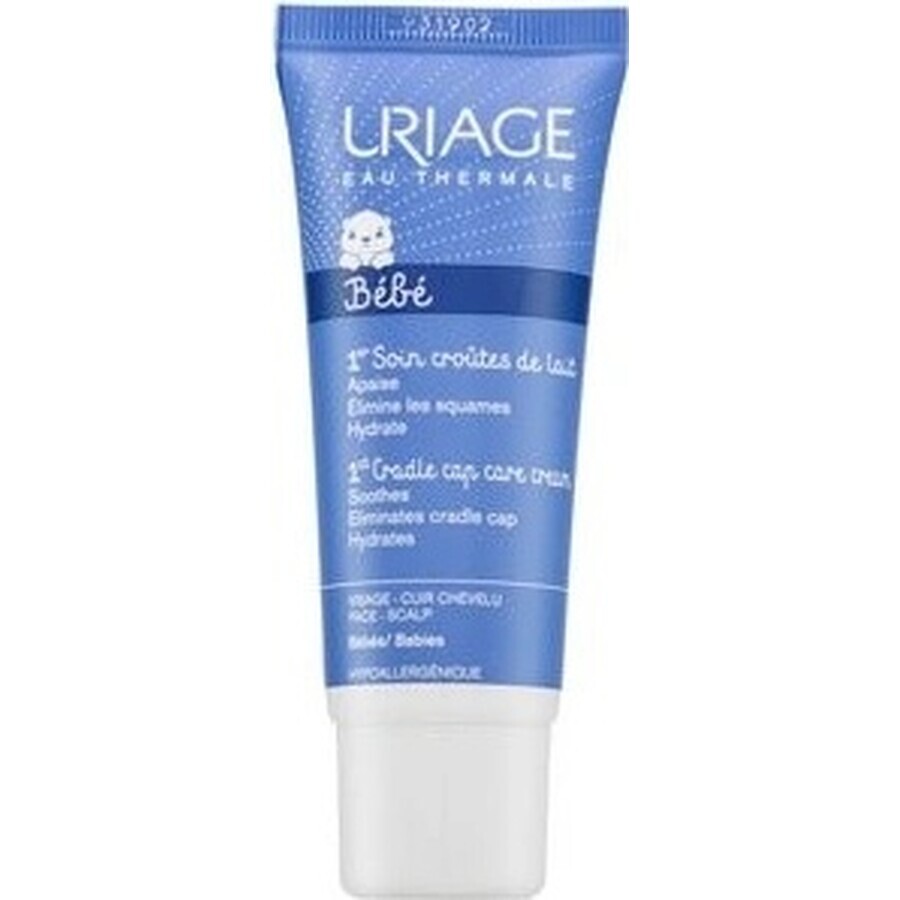 URIAGE BÉBÉ 1st Cradle Cap Care Cream, 40ml 1×40 ml, milk thistle cream