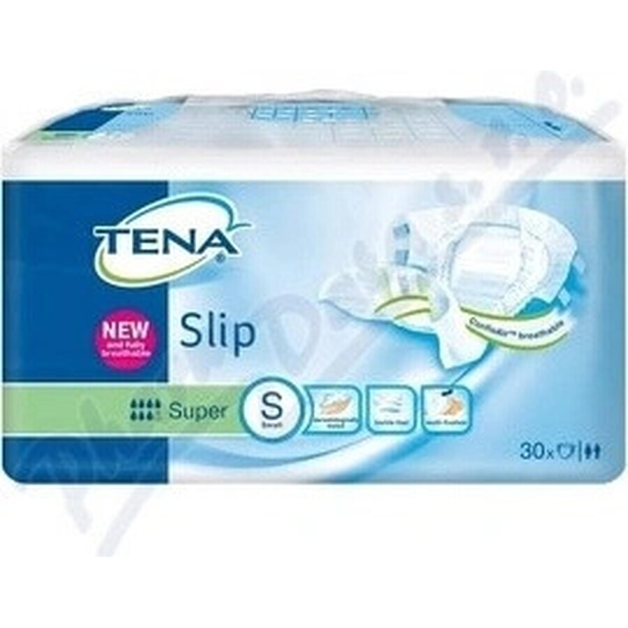 TENA Super S Slip 1×30 pezzi, slip per pannolini