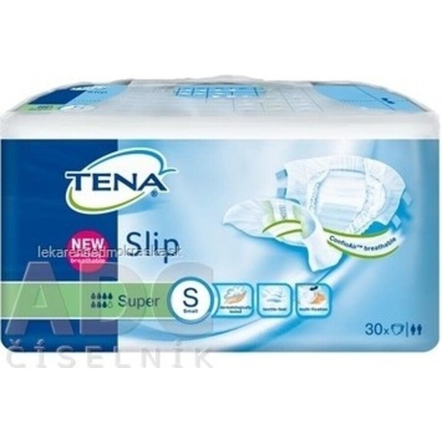 TENA Super S Slip 1×30 pezzi, slip per pannolini