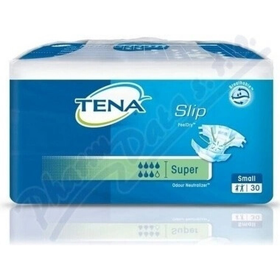 TENA Super S Slip 1×30 pezzi, slip per pannolini