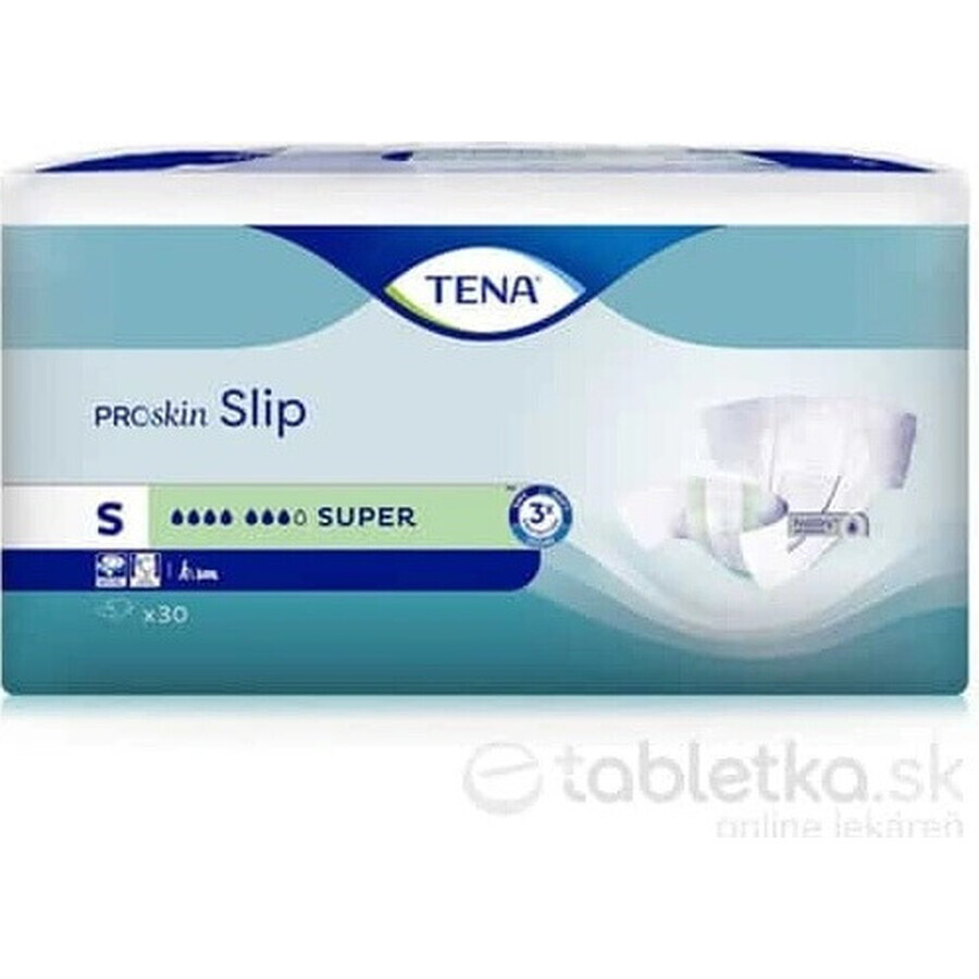 TENA Super S Slip 1×30 pezzi, slip per pannolini