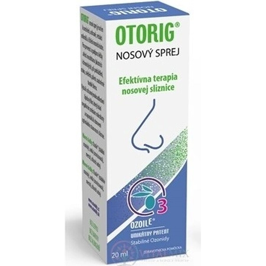 Ozonides OTORIG spray nasal 1×20 ml, spray nasal