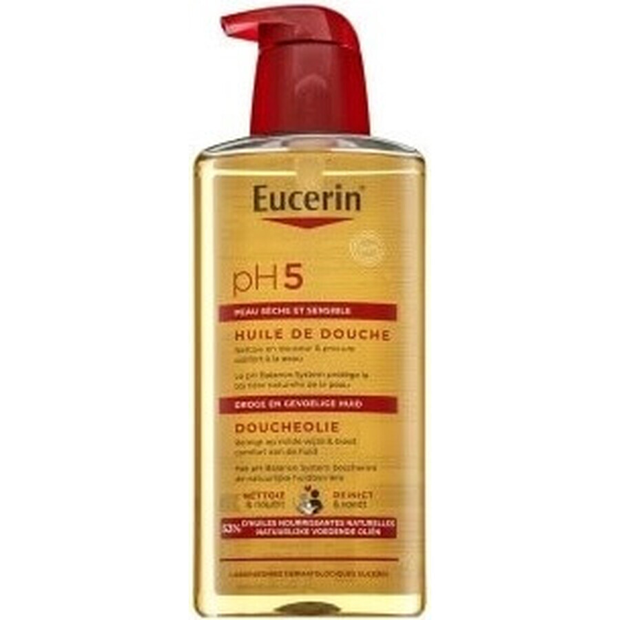 Eucerin pH5 Douche Olie 1×400 ml voor gevoelige huid