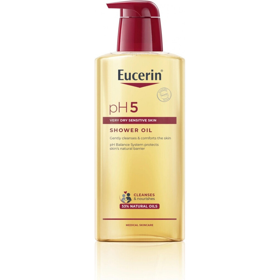 Eucerin pH5 Douche Olie 1×400 ml voor gevoelige huid