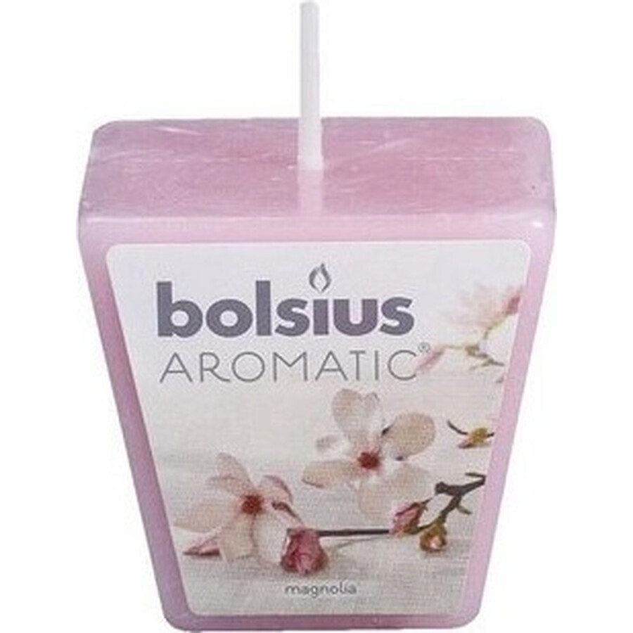 Bolsius Aromatic 2.0 Votief Votief 48mm Magnolia, geurkaars 1×1 st, geurkaars