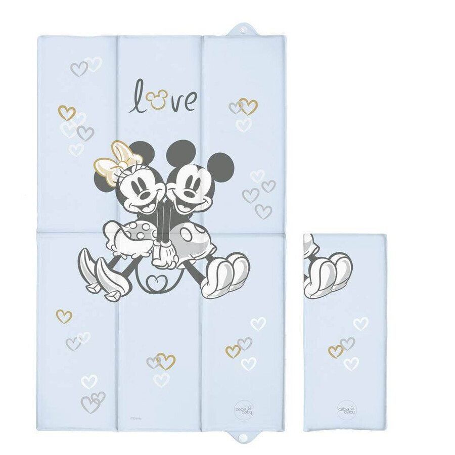 CEBA Tapis de voyage (50x80) Disney Minnie & Mickey Bleu 1×1 pc