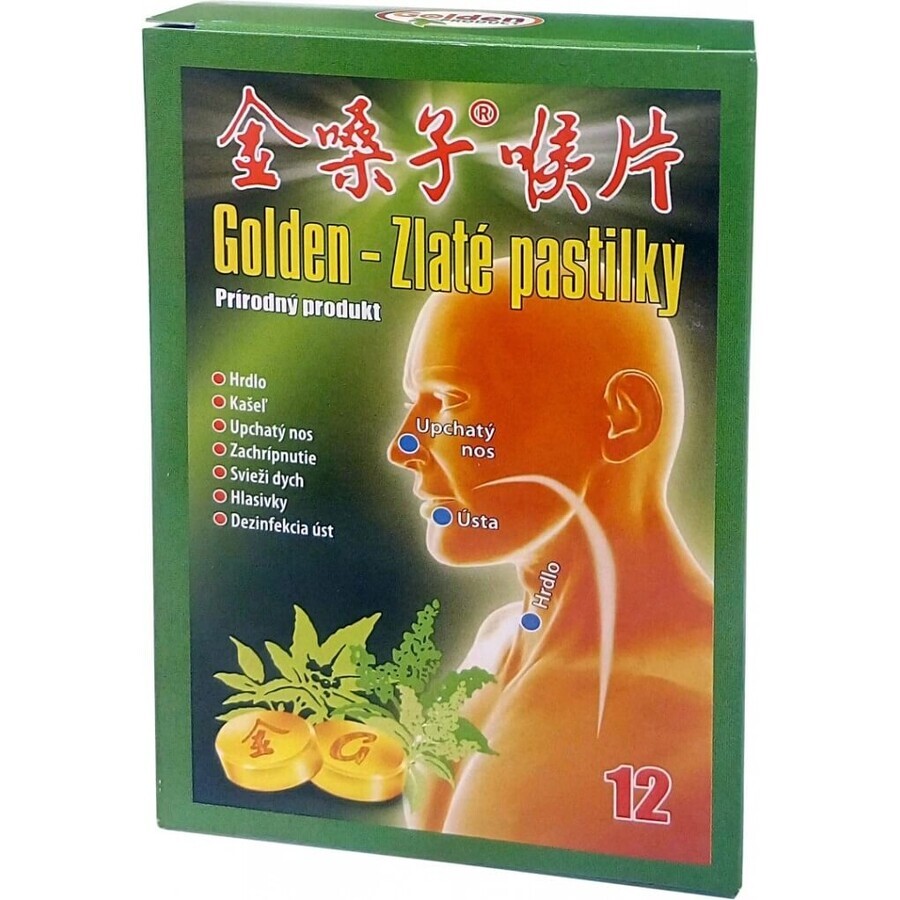 Golden Throat - Amazon 1×12 pcs, food supplement