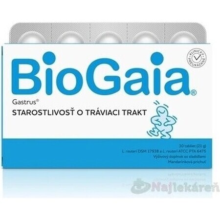 BIOGAIA GASTRUS TBL 30 1×30 tbl, supliment alimentar