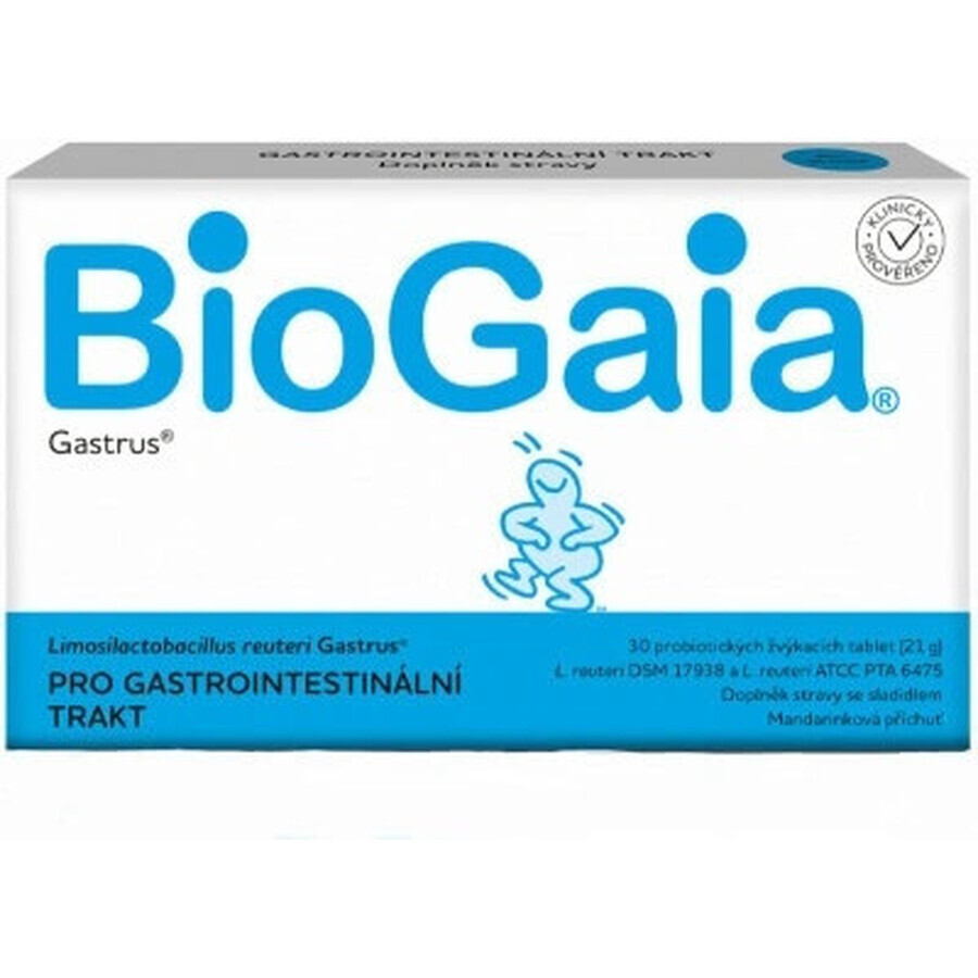 BIOGAIA GASTRUS TBL 30 1×30 tbl, supliment alimentar