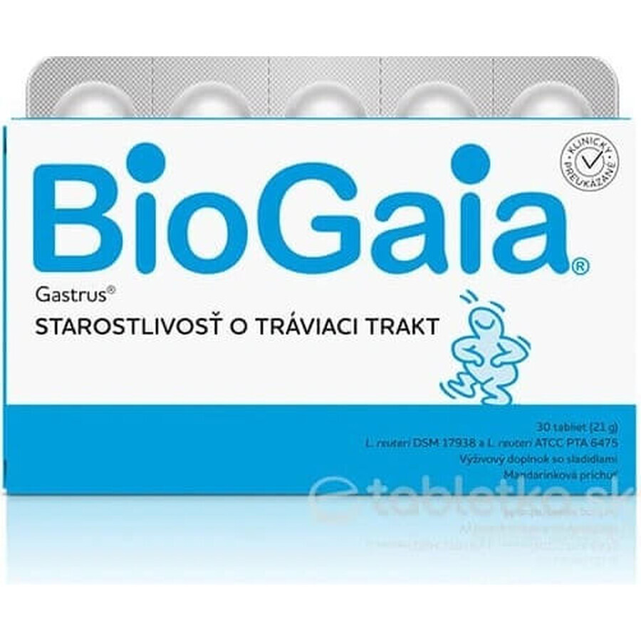 BIOGAIA GASTRUS TBL 30 1×30 tbl, supliment alimentar